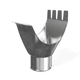 Воронка желоба оцинкованная Grand Line Optima ф125мм