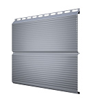 ЭкоБрус 0,345 Gofr 0,45 PE с пленкой RAL 9006бело-алюминиевый