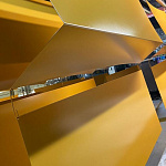 Отлив 0,55 мм RAL 1017 оконный оцинкованный c порошковым покрытием