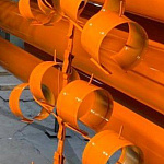 Крепление водосточный трубы анкерное c порошковым покрытием ф160х10х150мм все цвета RAL