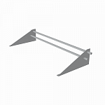 Снегозадержатель трубчатый плоскоовальный 3000мм универсальный 25-1,0-1,0-4 оцинкованная сталь с порошковым покрытием RAL 7004